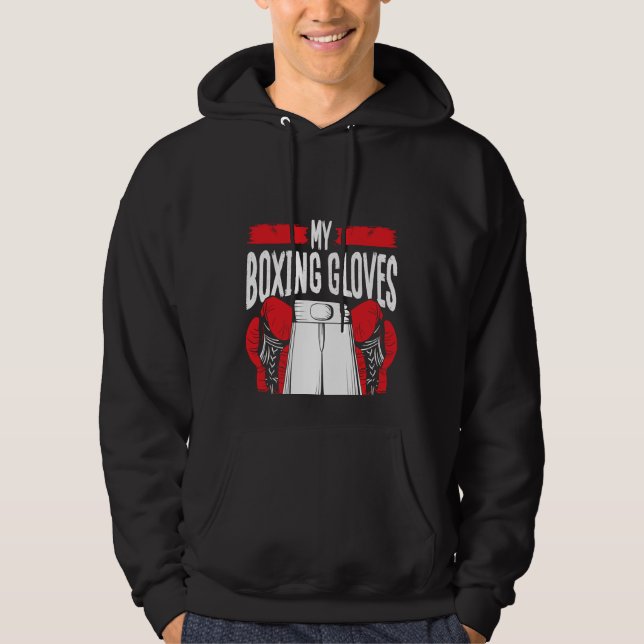 Sudadera Backprint My Boxing Clothes Think You Stink As Wel (Anverso)