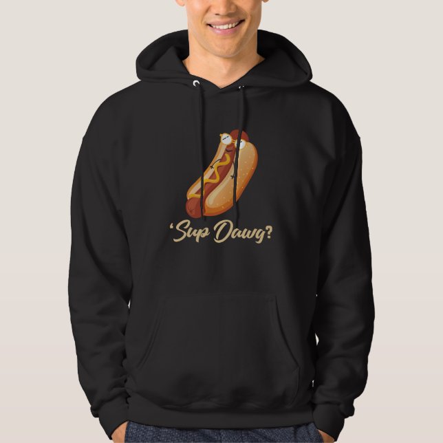 Sudadera Backprint Sup Dawg  Hot Dog (Anverso)