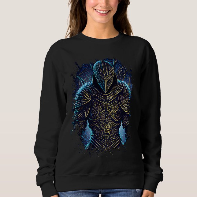 Sudadera Backprint The shadow fighter of darkness (Anverso)