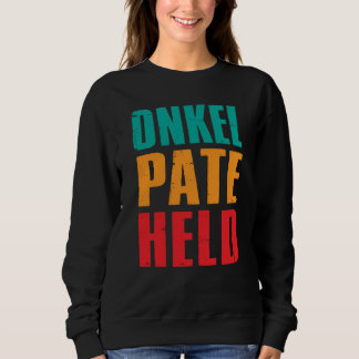 Sudadera Backprint uncle godfather hero godfather niece and