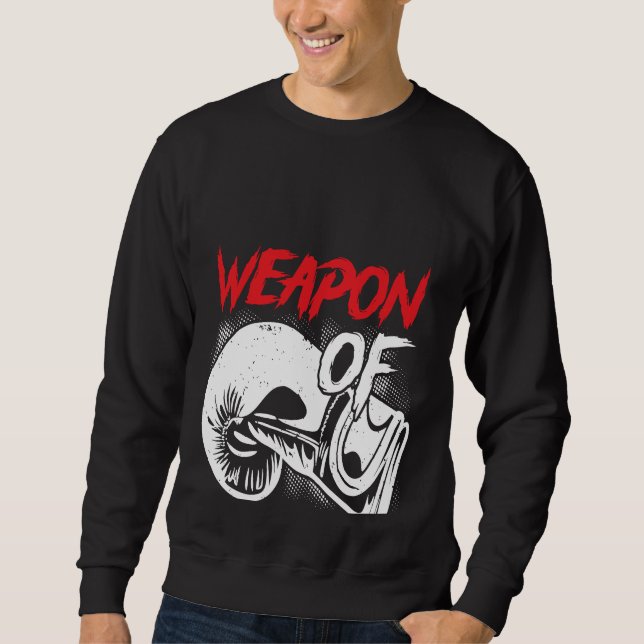 Sudadera Backprint Weapon Of Stress Reduction Boxing (Anverso)