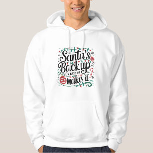 Sudadera Backup de Santa   Funny Family Navidades Tees
