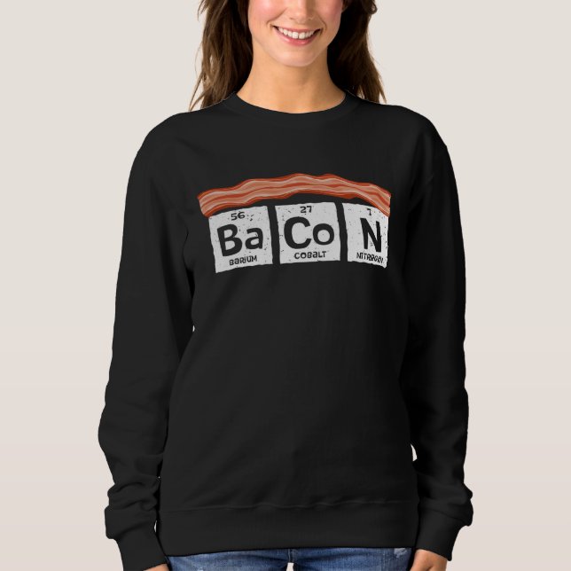 Sudadera Bacon Bacon Science Bacon Bacon (Anverso)