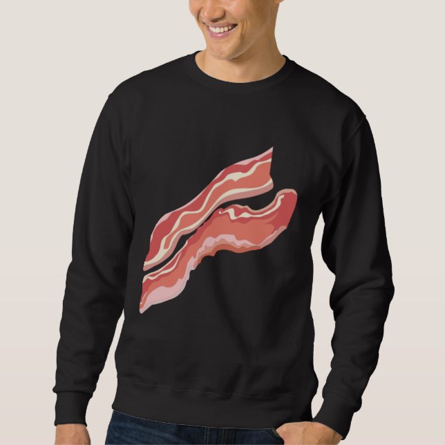 Sudadera Bacon Halloween Breakfast Matching Couples Costume (Anverso)
