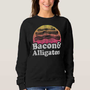 Sudadera Bacon Y Alligadores O Alligador