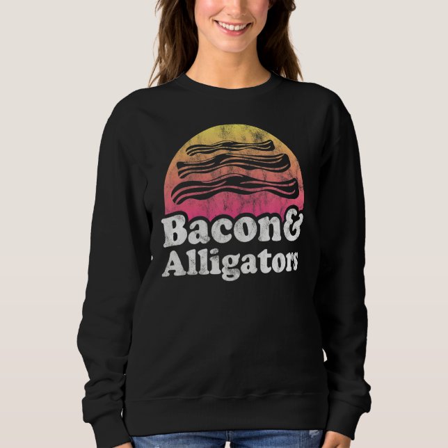 Sudadera Bacon Y Alligadores O Alligador (Anverso)