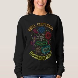 Sudadera Bacteri de microbiología de microbiología cultivad