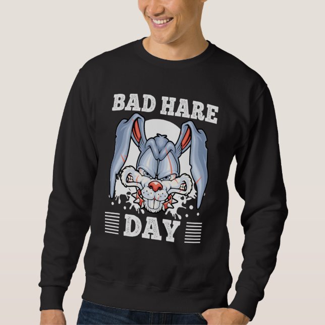 Sudadera Bad Hare Day Angry Bunny Rabbits Costume (Anverso)