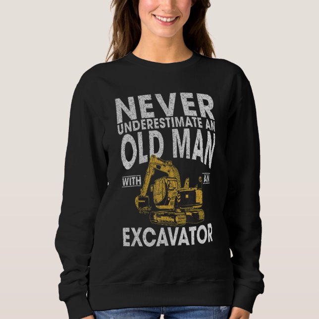 Sudadera Bad Old Man  Construction Workers & Construction S (Anverso)