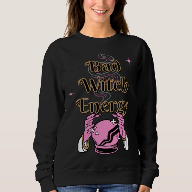 Sudadera Bad Witch Spooky Halloween Adult Graphic Energy (Anverso)