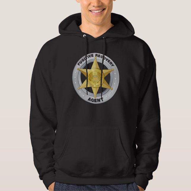 SUDADERA BADGE DE AGENTE DE RECUPERACIÓN FUGITIVA (Anverso)