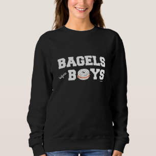 Sudadera Bagels Before Boys Funny Jewish Deli
