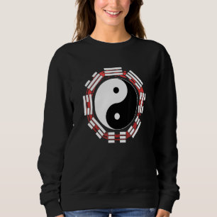 Sudadera Bagua Zhang Yin Yang Arte Aartial Chino Circo Rojo