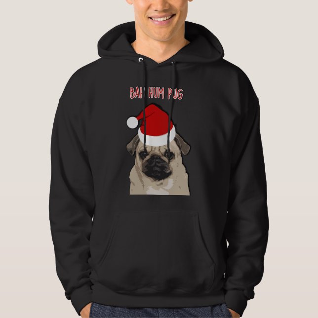 Sudadera Bah Hum Pug Classic T-Shirt 714 (Anverso)