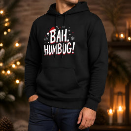 Sudadera Bah Humbug Divertido Sarcástico Gruñón Navidad Fie