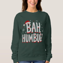 Bah Humbug Divertido Sarcástico Gruñón Navidad Fie