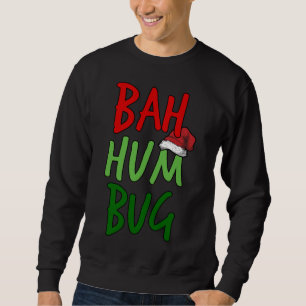 Sudadera Bah Humbug Navidades de Santa Hat Anti-Navidades
