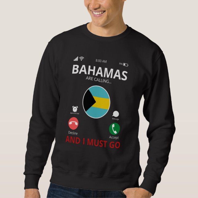 Sudadera Bahamas Are Calling (Anverso)