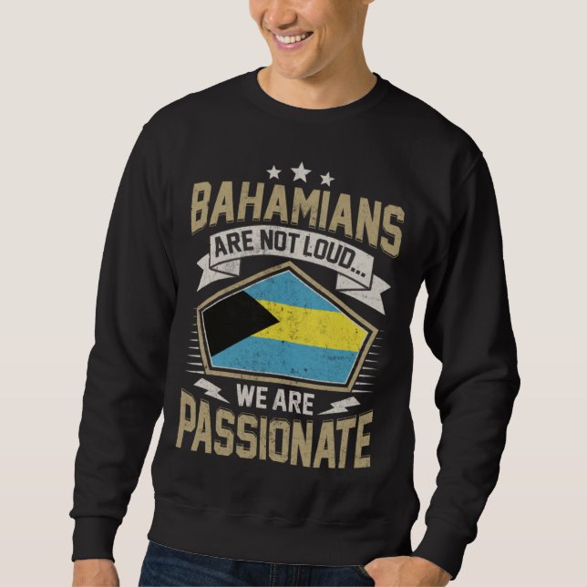 Sudadera Bahamas Flag Passionate Bahamians Girls & Women (Anverso)