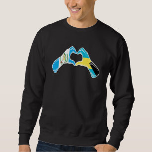 Sudadera Bahamas Guatemala Bandera Bahameños Corazón guatem
