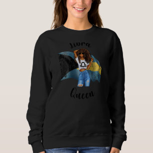 Sudadera Bahamas mujeres Libia reina reina afro pelo baham 