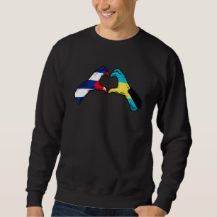 Sudadera Bahamas Perú Bandera Bahameños Peruanos Corazón