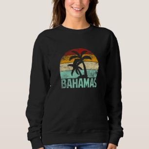 Sudadera Bahamas Retro Palm Tree Vintage Souvenir Va