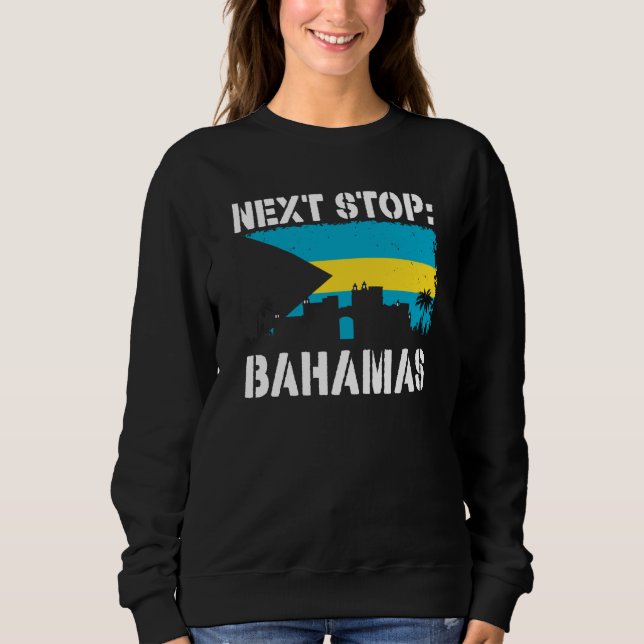 Sudadera Bahamas Summer Vacation Trip Next Stop Vacay Vibes (Anverso)