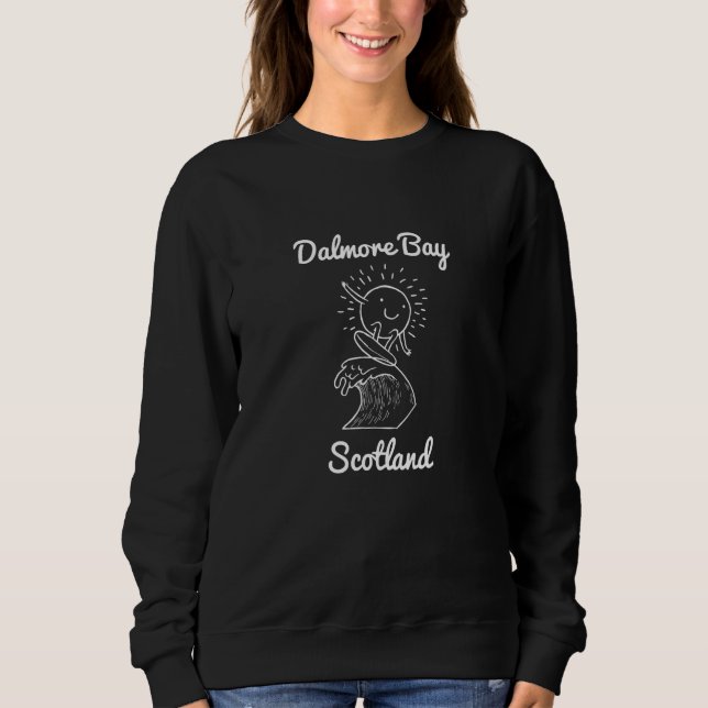 Sudadera Bahía Dalmore Hébridas Exteriores Escocia Surf Rec (Anverso)