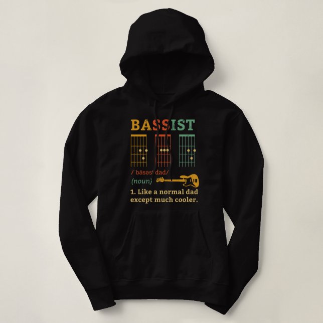 Sudadera Baid Dad - Guitar Chords - Fathers Day Gige Ide (Diseño del anverso)