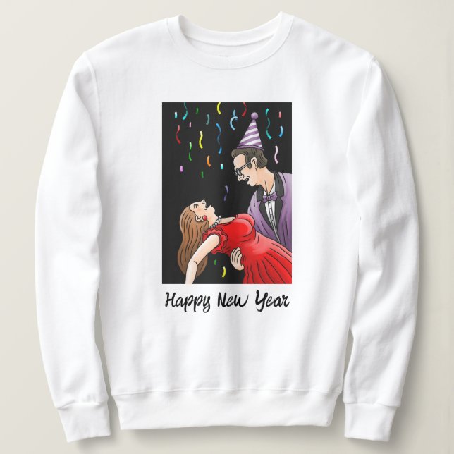 Sudadera Baila para la fiesta de Nochevieja (Anverso del diseño)