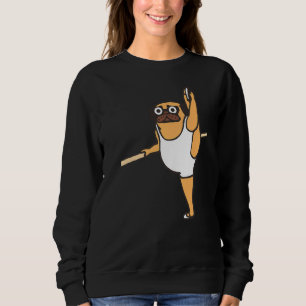 Sudadera Bailador de ballet de pug