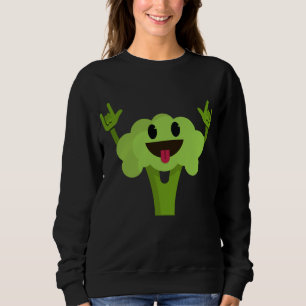 Sudadera Bailando Broccoli Funny Bailarina Vegetable Vegan
