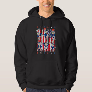 Sudadera Bailando Dabbing Tío Sam 4 De Julio Niños Chicas K