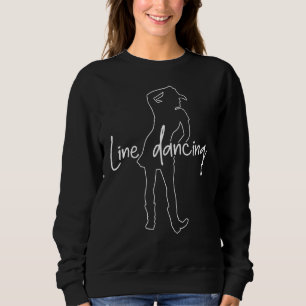 Sudadera Bailarín de línea de música country y humor bailan