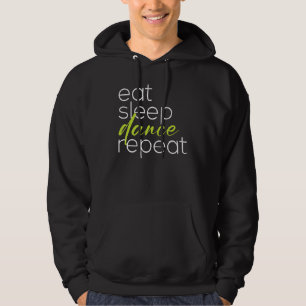 Sudadera Bailarín de repetición de baile de sueño comido