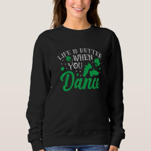 Sudadera Bailarín irlandés Ceili Reel Dance Feis baile irla