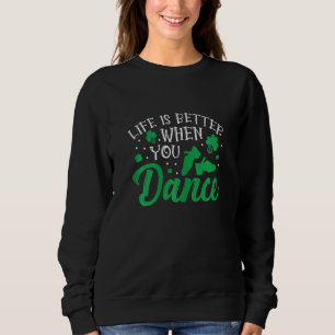 Sudadera Bailarín irlandés Ceili Reel Dance Feis baile irla