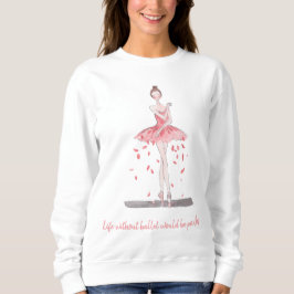 Sudadera Bailarina bailarina de danza de las mujeres cutáne