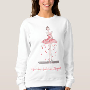 Sudadera Bailarina bailarina de danza de las mujeres cutáne