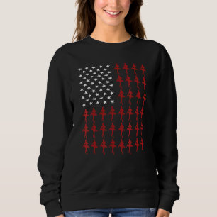 Sudadera Bailarina bandera americana danza 3