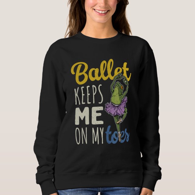 Sudadera Bailarina de ballet bailarín trajes de baile de ba (Anverso)