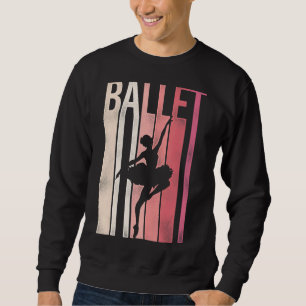 Sudadera Bailarina de ballet Chica de danza Ballerina Retro