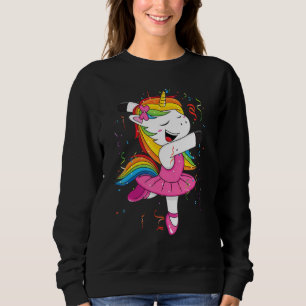 Sudadera Bailarina de ballet cutáneo Unicornio bailarina Ba