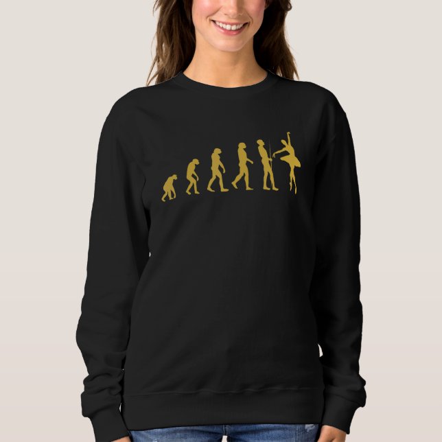 Sudadera Bailarina de ballet trajes de baile de ballet niña (Anverso)