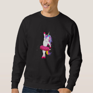 Sudadera Bailarina de ballet Unicorn Rainbow Ballerina