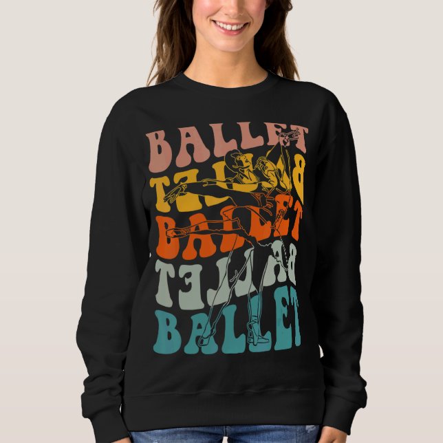 Sudadera Bailarina de ballet ventilado masculino (Anverso)