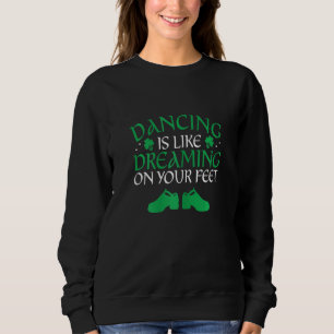 Sudadera Bailarina irlandesa Ceili Reel Dance Fees irlandes
