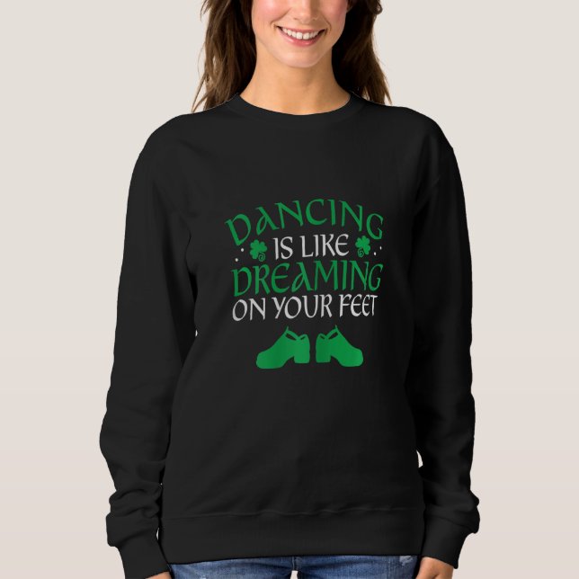 Sudadera Bailarina irlandesa Ceili Reel Dance Fees irlandes (Anverso)