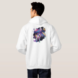 Sudadera Bailarines Cósmicos Celestiales y Lagarto Arcoíris